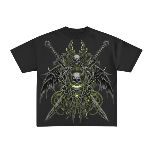 NEXORA BLACK BOXY OVERSIZED TSHIRT