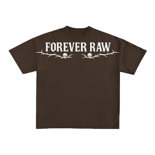 RAWBORN COFFEE BROWN BOXY OVERSIZED TSHIRT