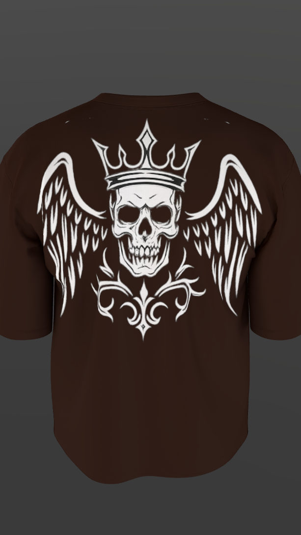 RAWBORN COFFEE BROWN BOXY OVERSIZED TSHIRT