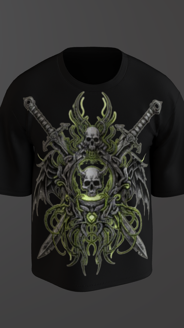 NEXORA BLACK BOXY OVERSIZED TSHIRT