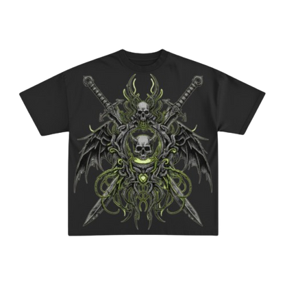 NEXORA BLACK BOXY OVERSIZED TSHIRT