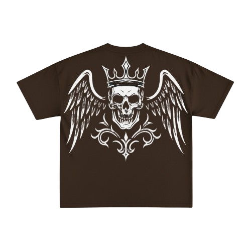 RAWBORN COFFEE BROWN BOXY OVERSIZED TSHIRT