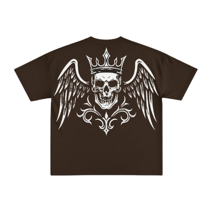 RAWBORN COFFEE BROWN BOXY OVERSIZED TSHIRT