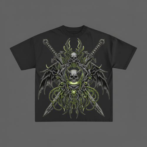 NEXORA BLACK BOXY OVERSIZED TSHIRT