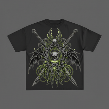 NEXORA BLACK BOXY OVERSIZED TSHIRT
