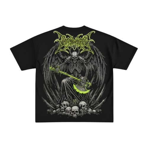 INFERNAL THRONE BLACK BOXY OVERSIZED TSHIRT