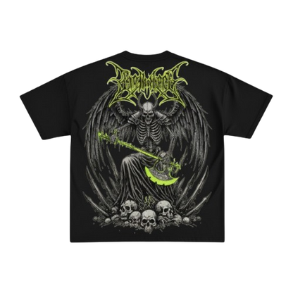 INFERNAL THRONE BLACK BOXY OVERSIZED TSHIRT