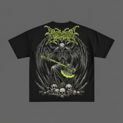 INFERNAL THRONE BLACK BOXY OVERSIZED TSHIRT