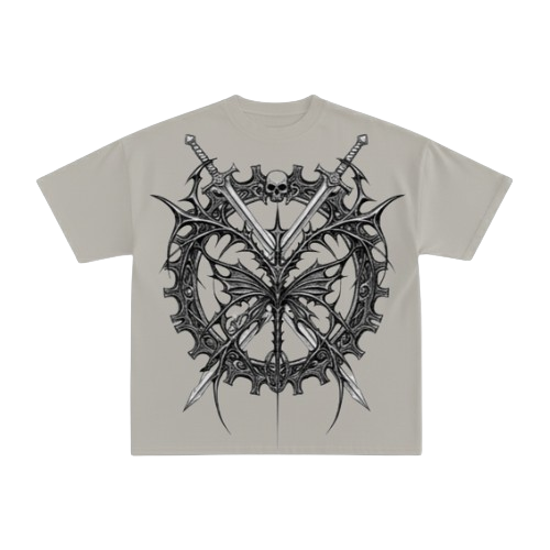 NYXORA OFF-WHITE BOXY OVERSIZED TSHIRT