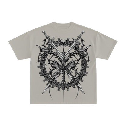 NYXORA OFF-WHITE BOXY OVERSIZED TSHIRT