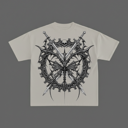 NYXORA OFF-WHITE BOXY OVERSIZED TSHIRT