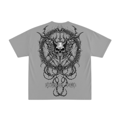 ETERNAL VOID OFF-WHITE BOXY OVERSIZED TSHIRT