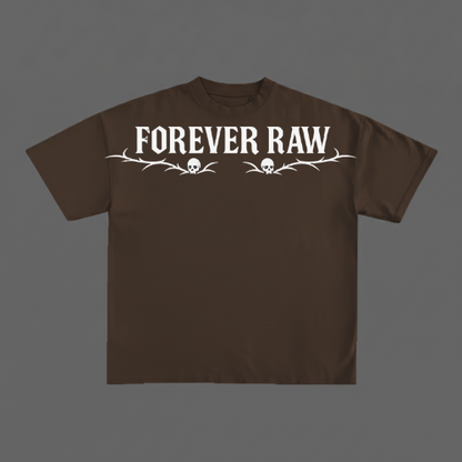 RAWBORN COFFEE BROWN BOXY OVERSIZED TSHIRT