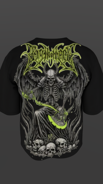 INFERNAL THRONE BLACK BOXY OVERSIZED TSHIRT
