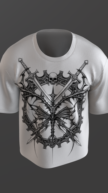 NYXORA OFF-WHITE BOXY OVERSIZED TSHIRT