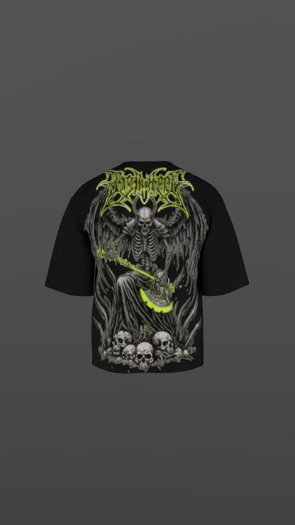 INFERNAL THRONE BLACK BOXY OVERSIZED TSHIRT