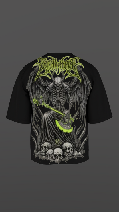 INFERNAL THRONE BLACK BOXY OVERSIZED TSHIRT