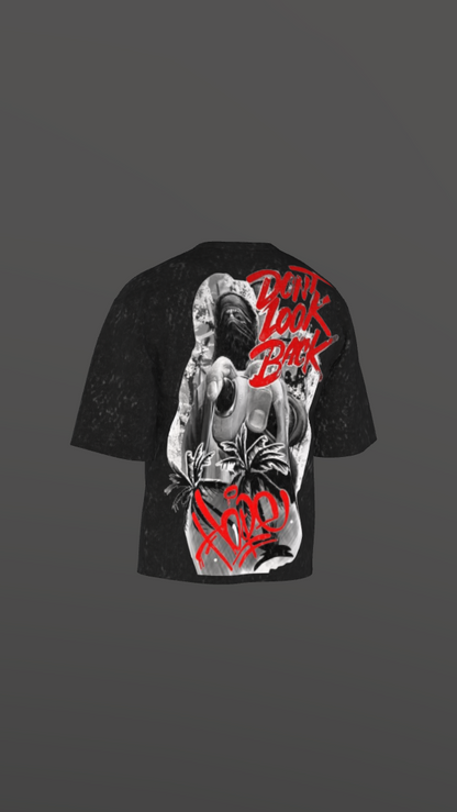 HOPE ACID BLACK BOXY OVERSIZED TSHIRT