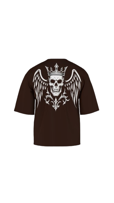 RAWBORN COFFEE BROWN BOXY OVERSIZED TSHIRT