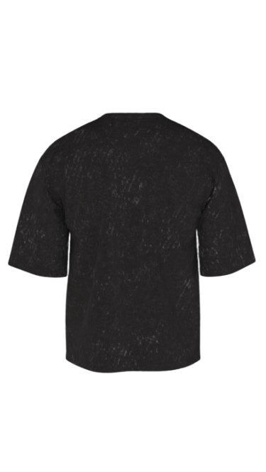 OG ACID BLACK BOXY OVERSIZED TSHIRT